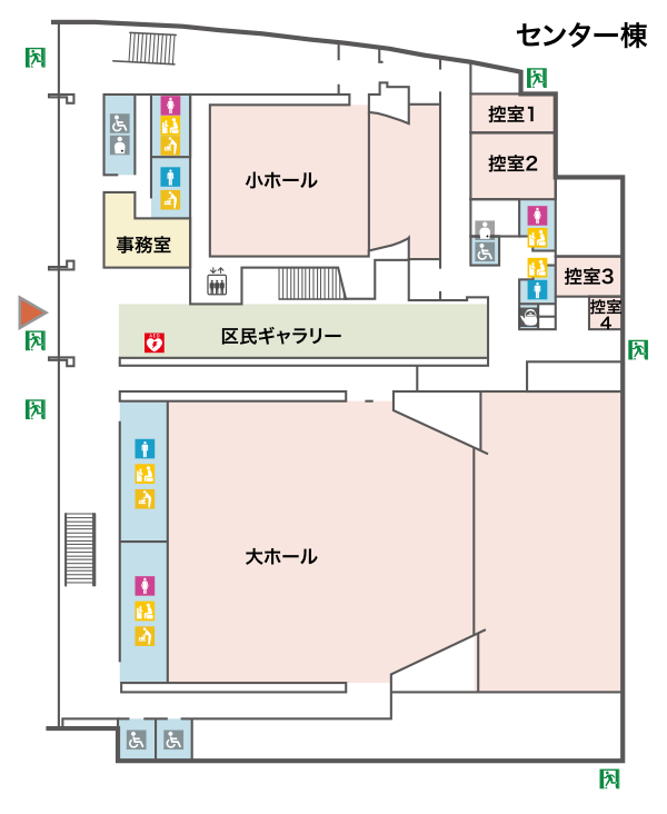 1F（センター棟）